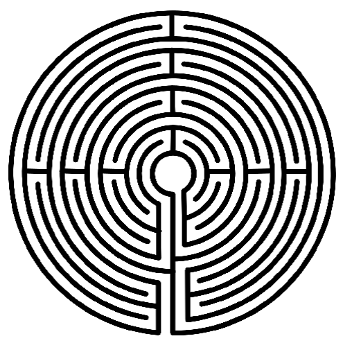 Labyrint oválný